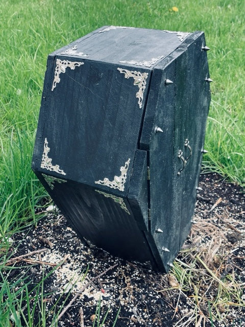 Coffin Jewelry Cabinet (1 drawer)