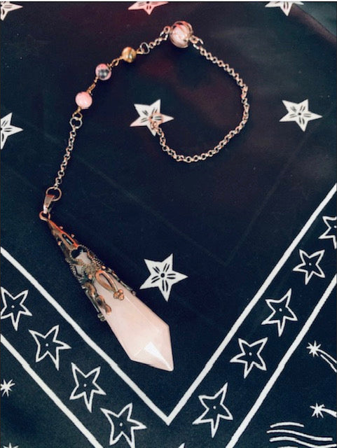 Antique Styled Crystal Pendulums