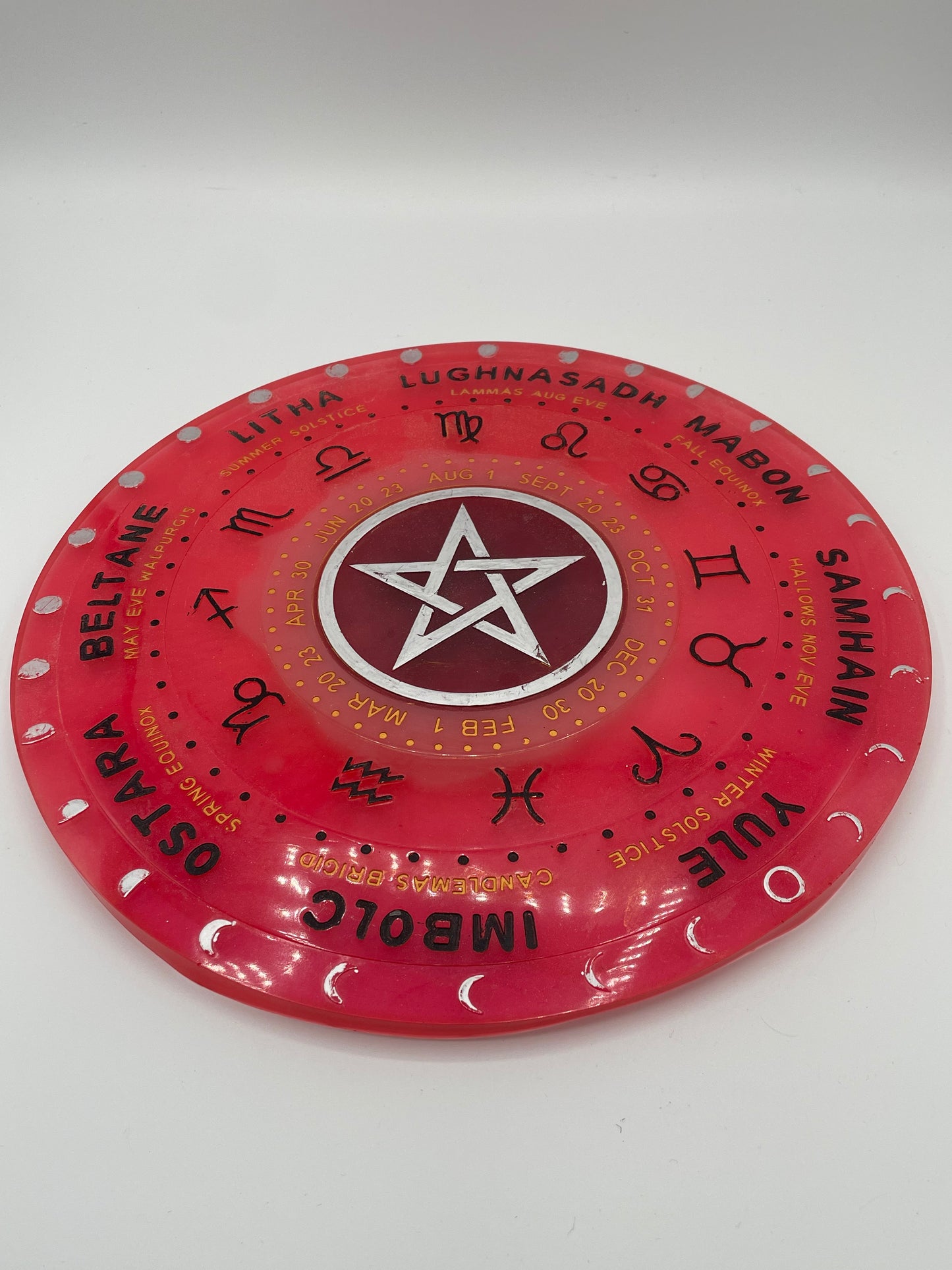 Pagan Holidays & Astrology Decor Wheel