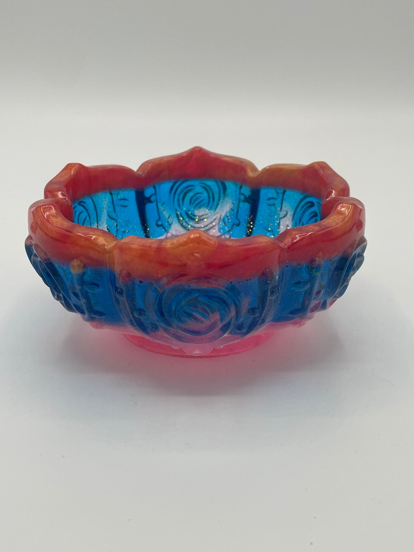 Resin Floral Patterned Bowls