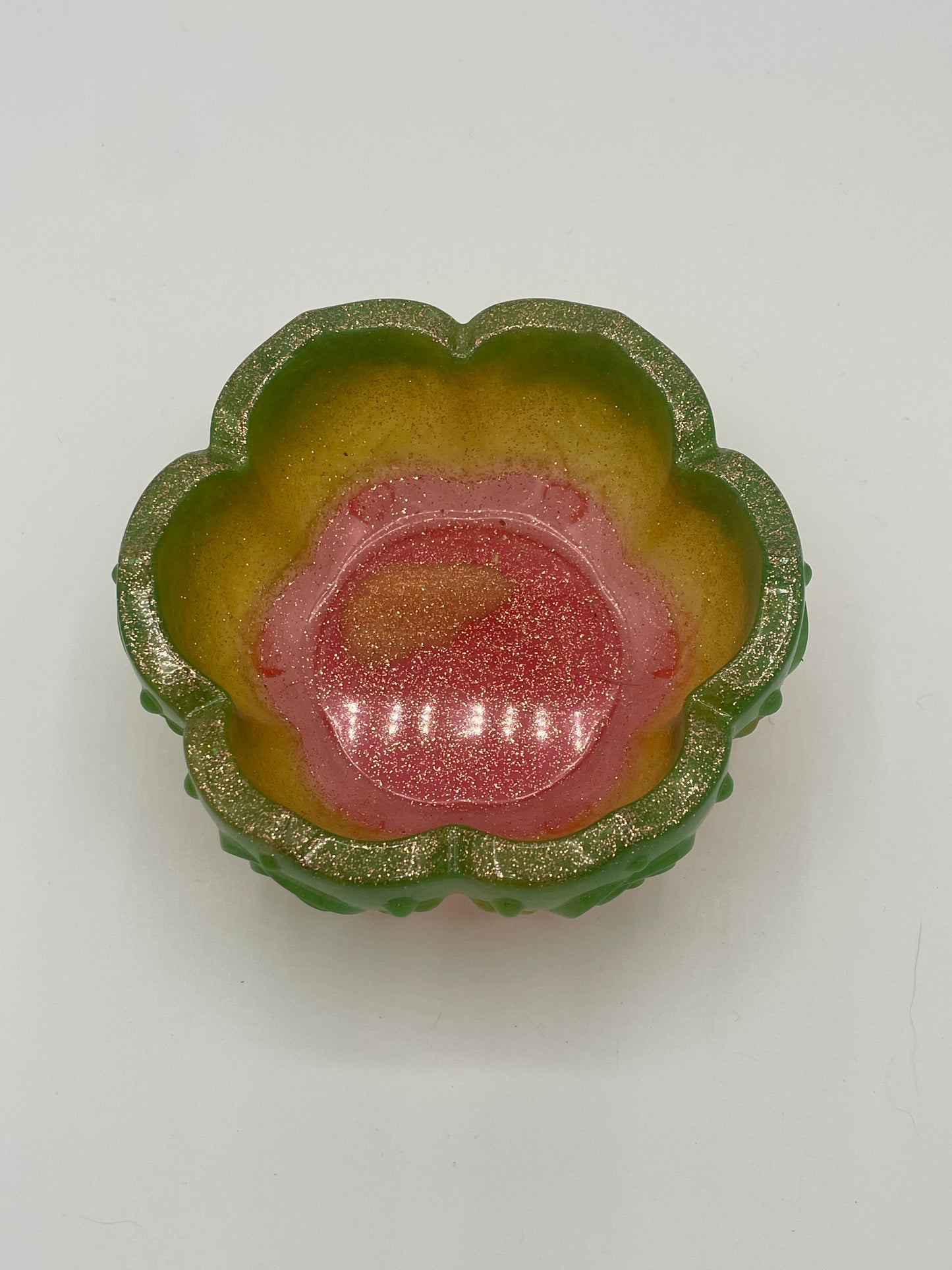Resin Floral Patterned Bowls