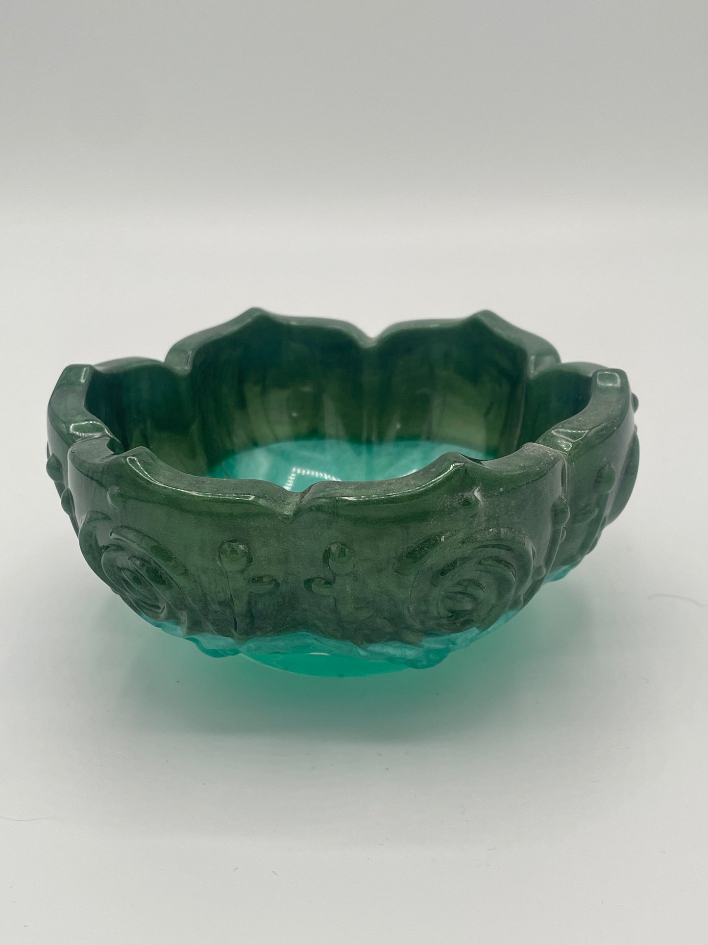 Resin Floral Patterned Bowls