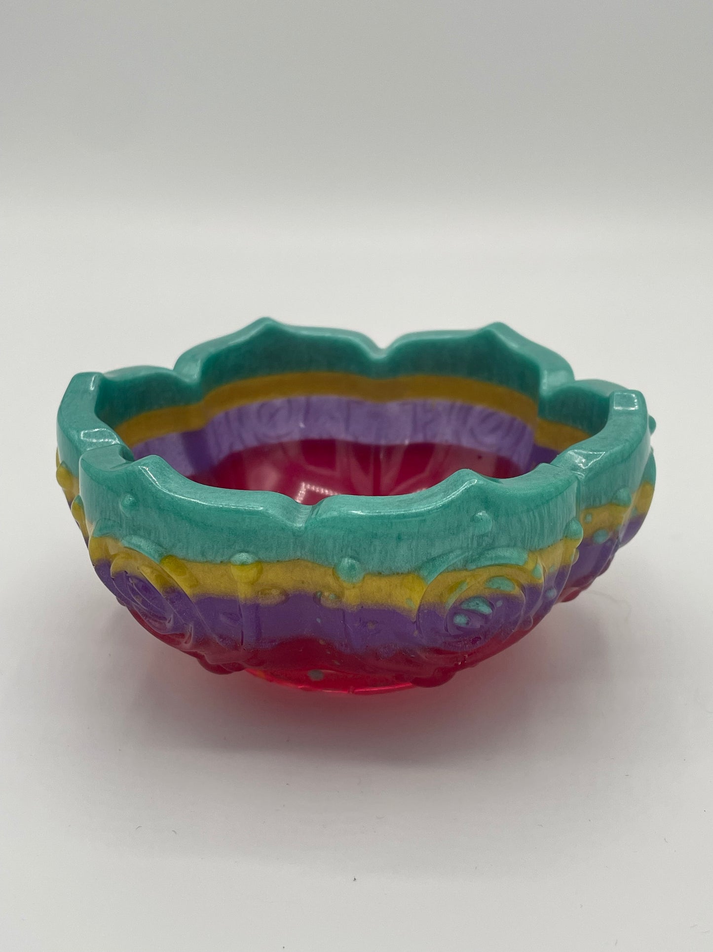 Resin Floral Patterned Bowls