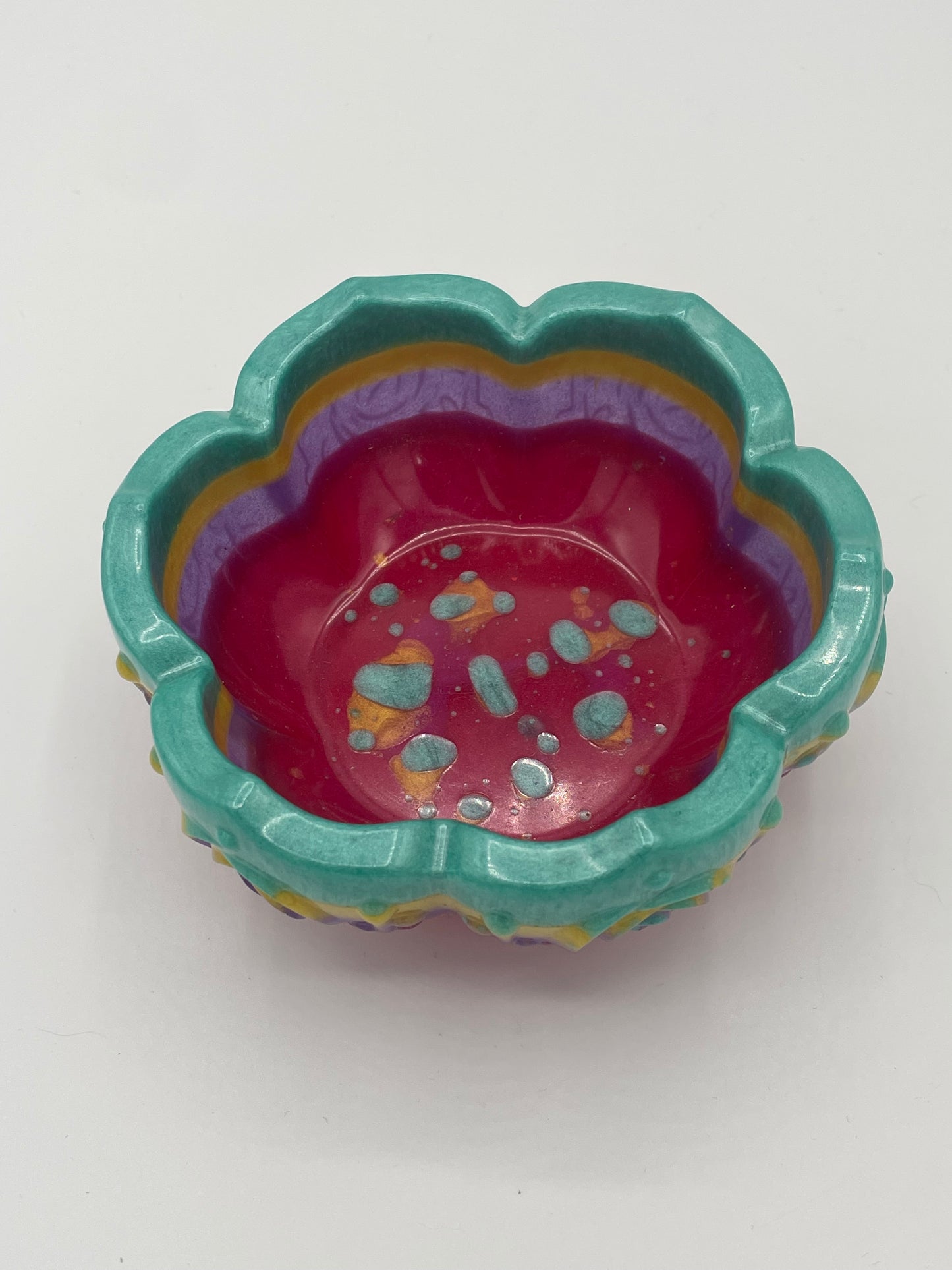 Resin Floral Patterned Bowls