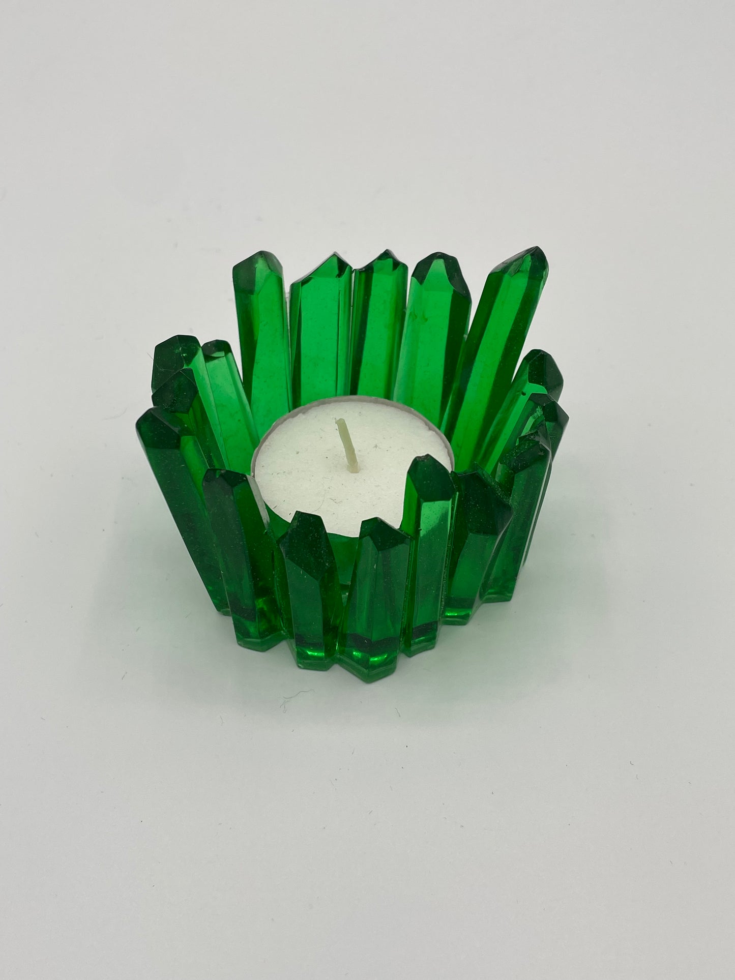 Jagged Crystal Tea Light Candle Holder