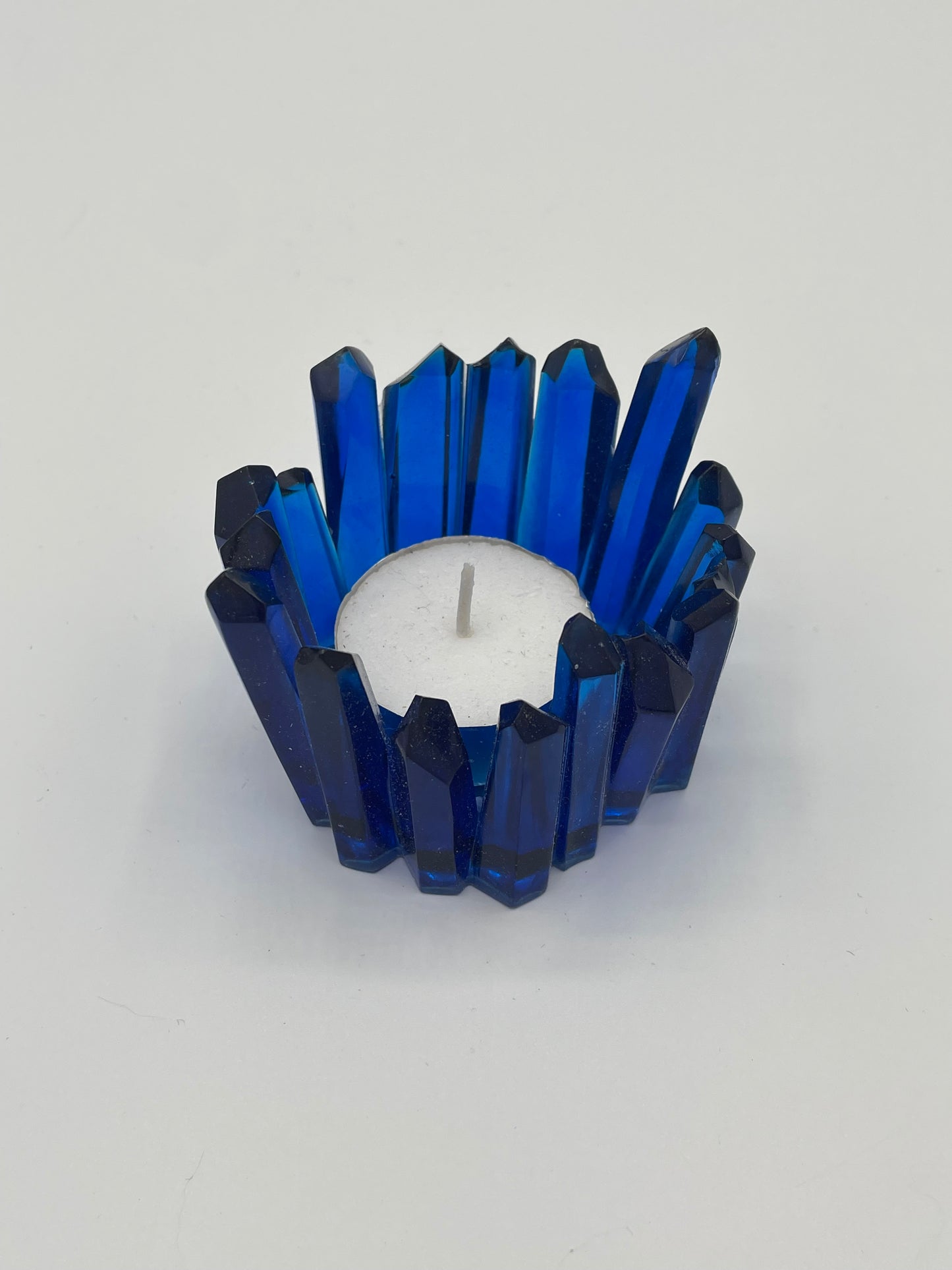 Jagged Crystal Tea Light Candle Holder