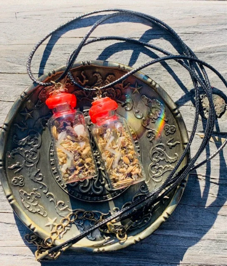Self Confidence Spell Jar Necklace