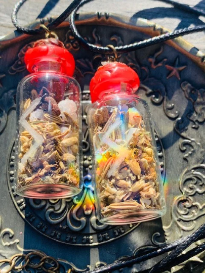 Self Confidence Spell Jar Necklace