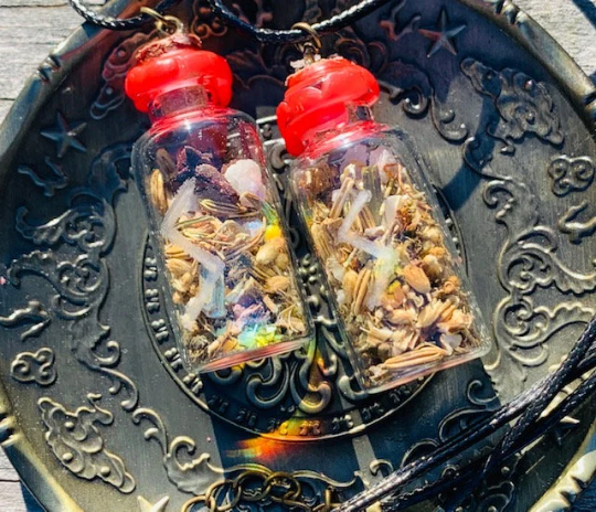Self Confidence Spell Jar Necklace