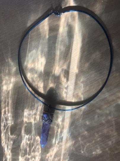 Antique Chakra Crystal Pendant Necklaces