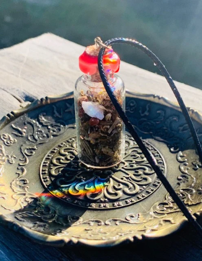 Self Confidence Spell Jar Necklace