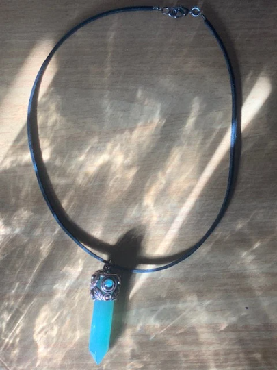 Antique Chakra Crystal Pendant Necklaces
