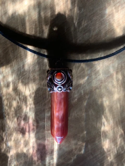 Antique Chakra Crystal Pendant Necklaces