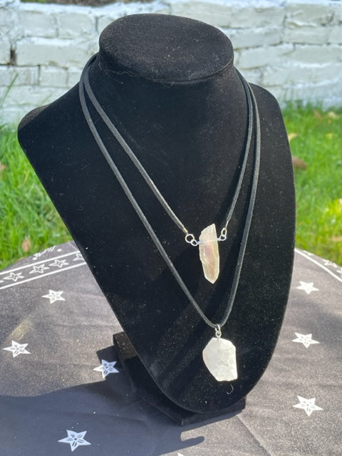 Aura Quartz Layered Necklace