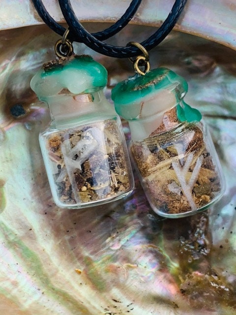 Mini Spell Jar Necklaces