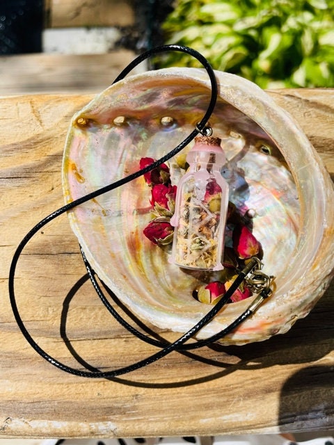 Attract Love Spell Jar Necklace