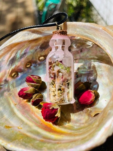 Attract Love Spell Jar Necklace