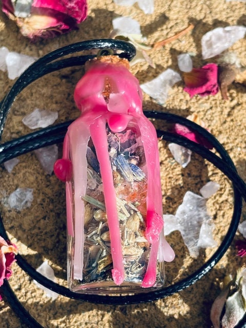 Self Love Spell Jar Necklace