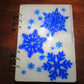 Snowflake Resin Notebook