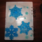 Snowflake Resin Notebook