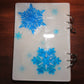 Snowflake Resin Notebook