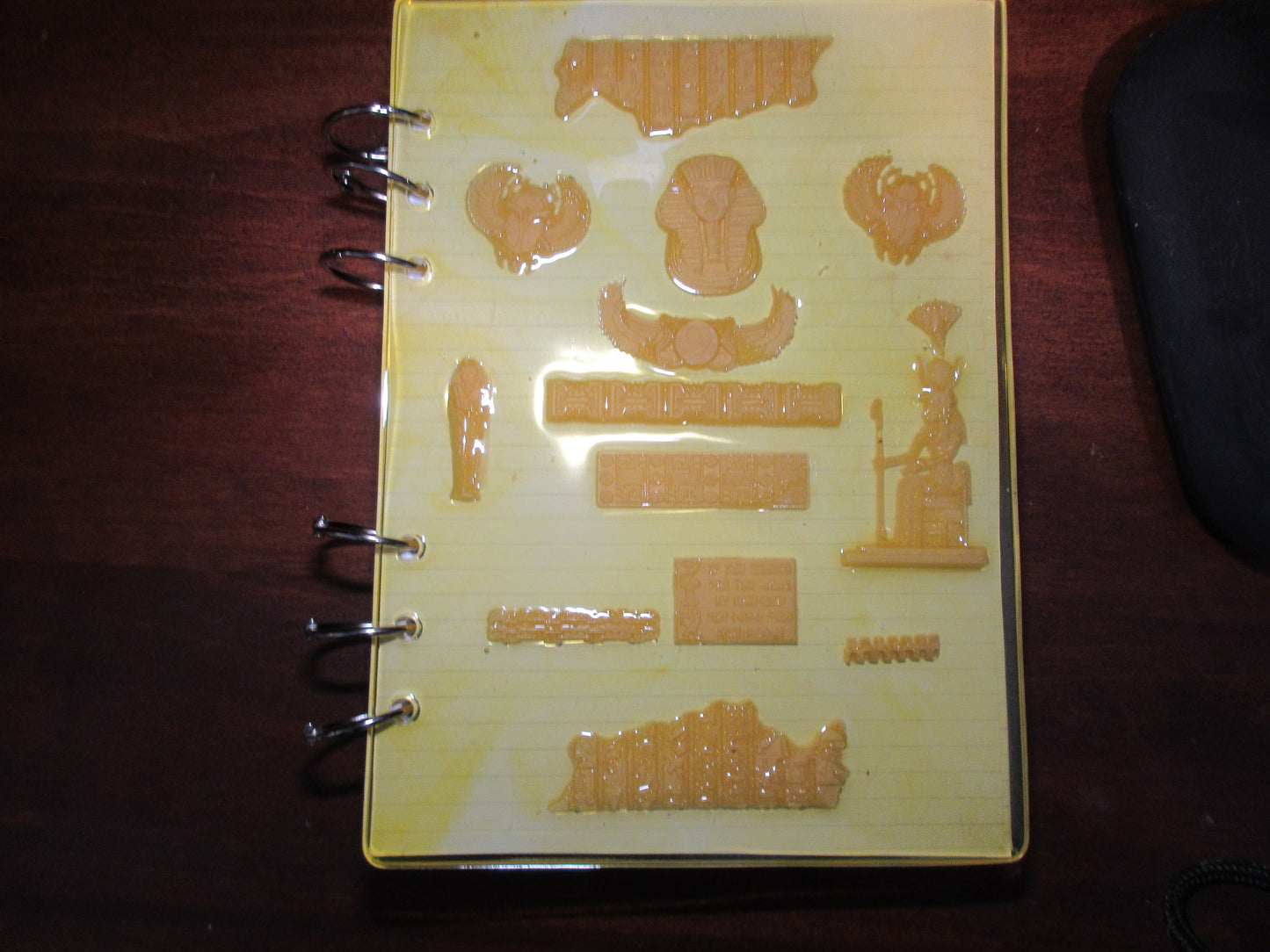 Egyptian Styled Resin Notebook