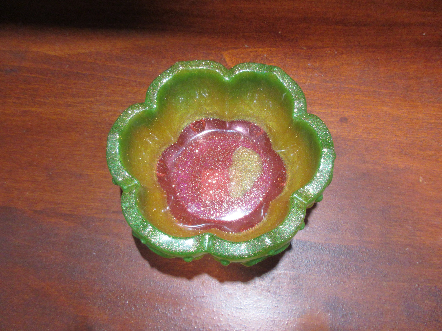 Resin Floral Patterned Bowls