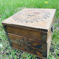 Wood Burned Star & Moon Box