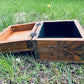 Wood Burned Star & Moon Box