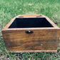 Wood Burned Star & Moon Box