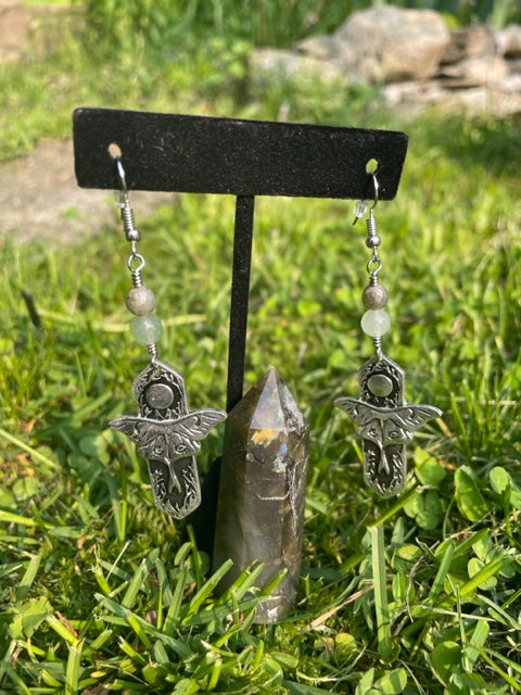 Lunar Moth Earrings