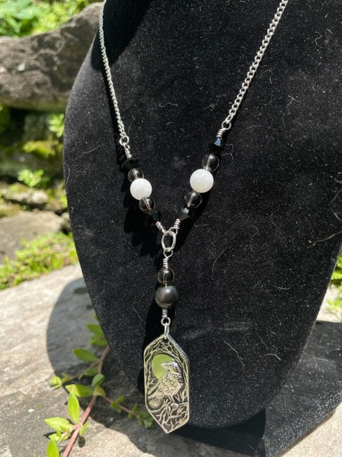 Raven Moon Necklace