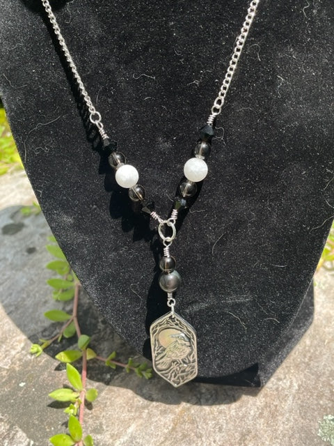 Raven Moon Necklace