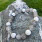 Smoky Quartz & Howlite Bracelet