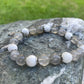 Smoky Quartz & Howlite Bracelet