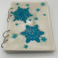 Snowflake Resin Notebook