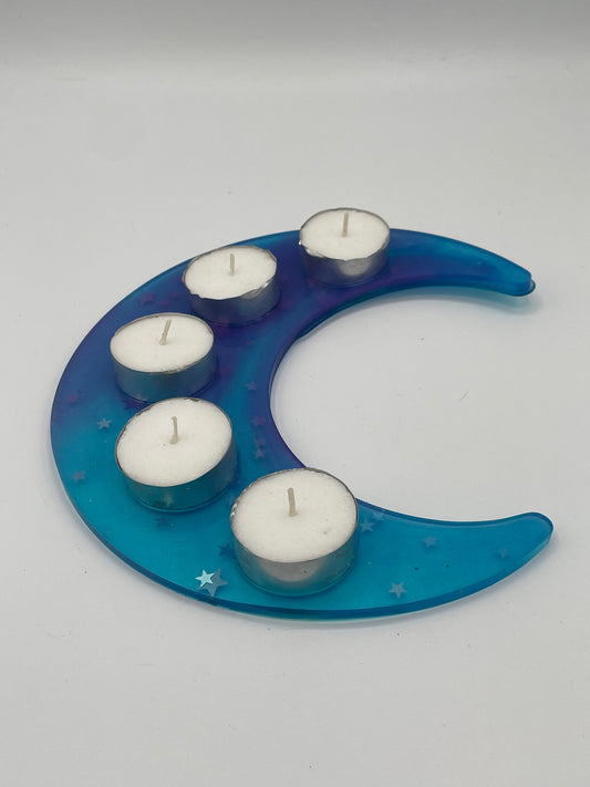 Crescent Moon Shaped Tea Light Holders