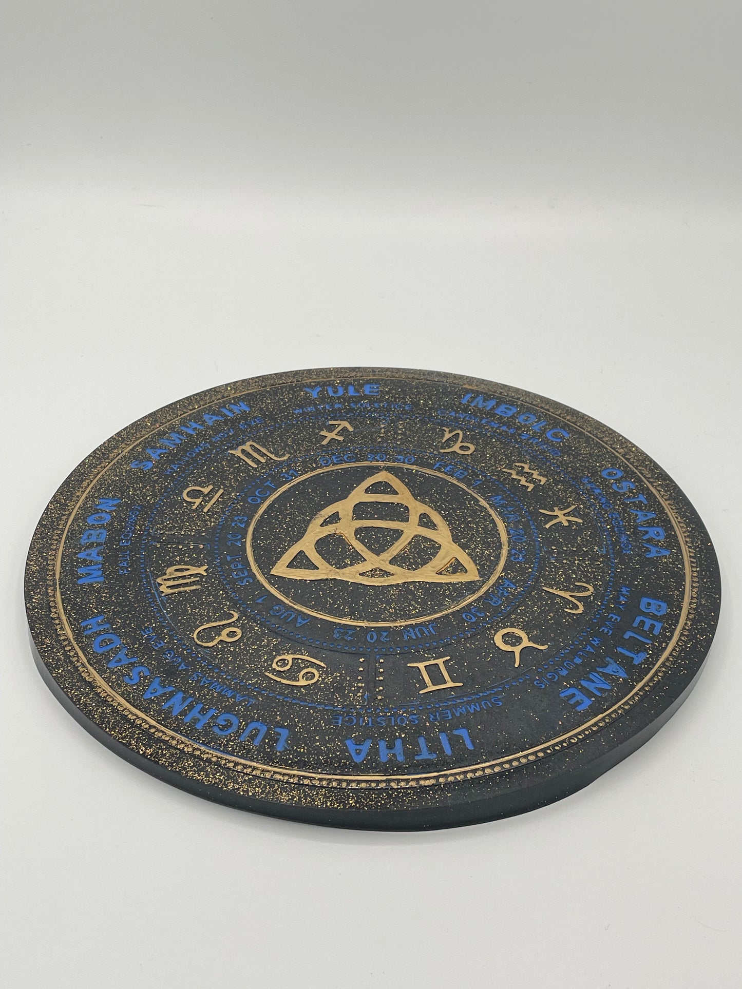 Pagan Holidays & Zodiac Signs Wheel