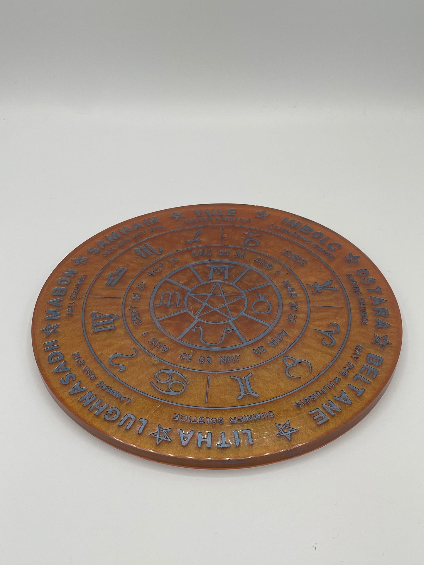 Pagan Calendar & Zodiac Signs Wheel