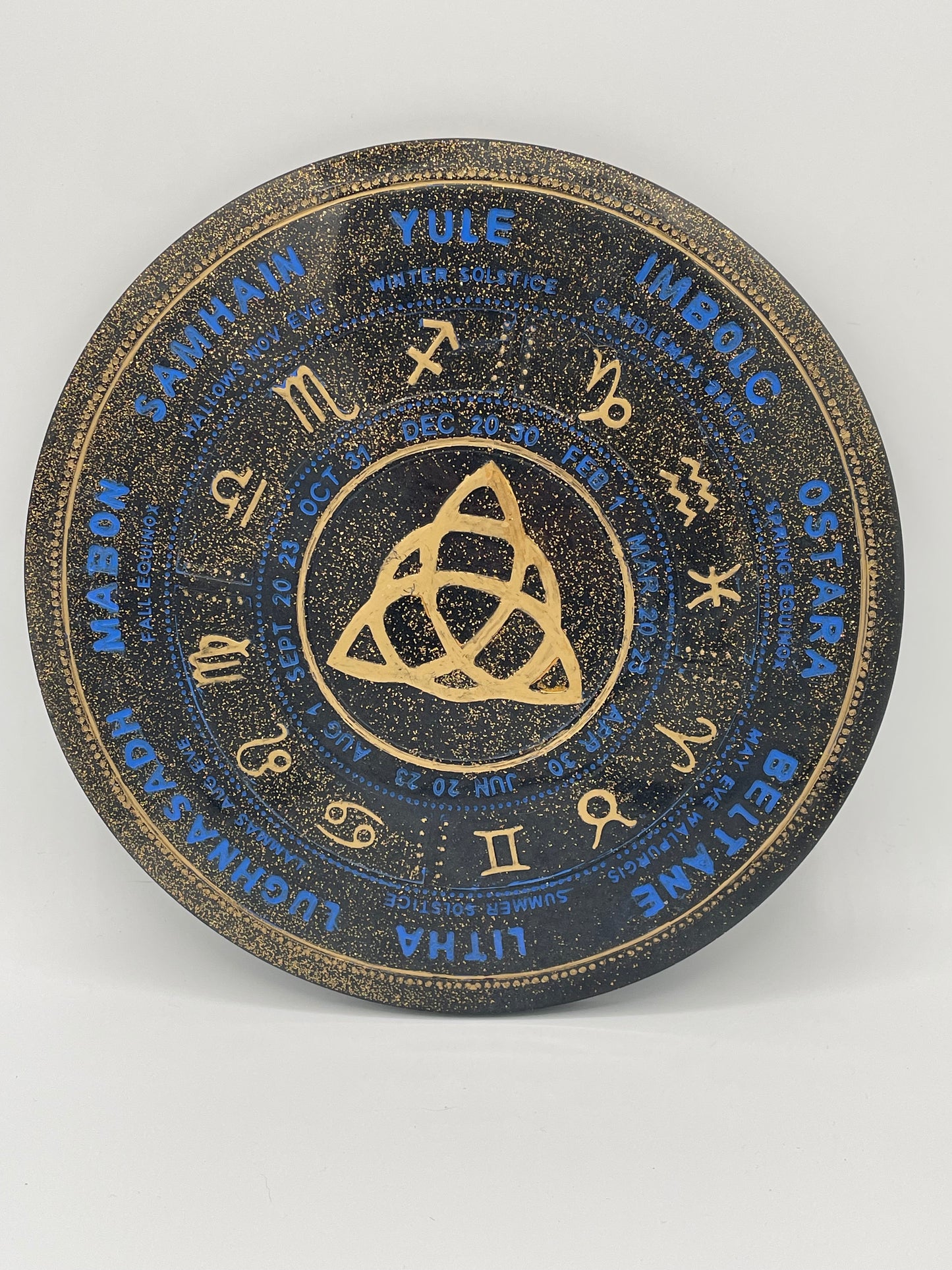 Pagan Holidays & Zodiac Signs Wheel