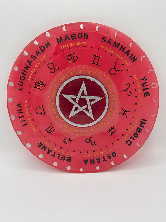 Pagan Holidays & Astrology Decor Wheel