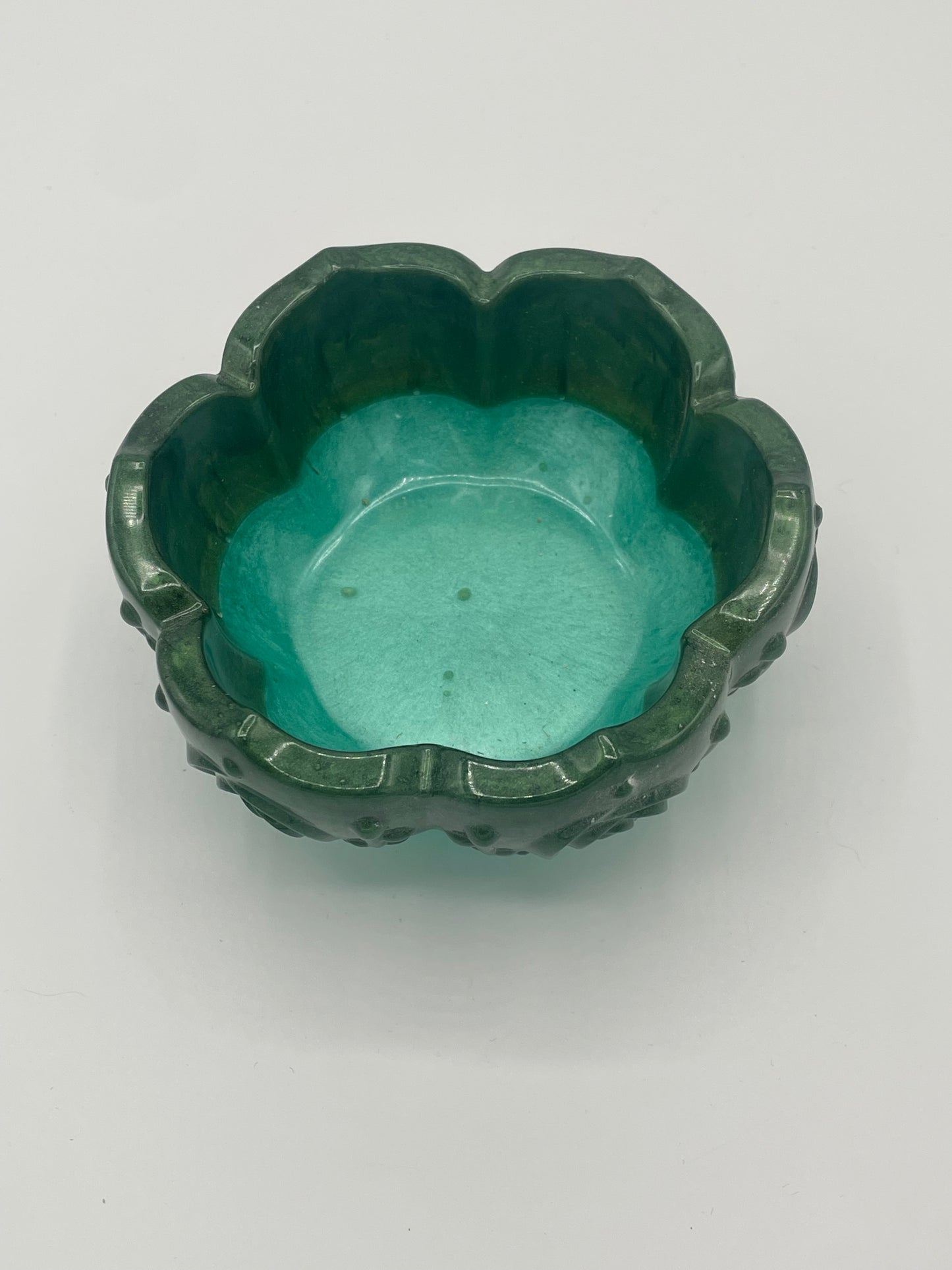 Resin Floral Patterned Bowls