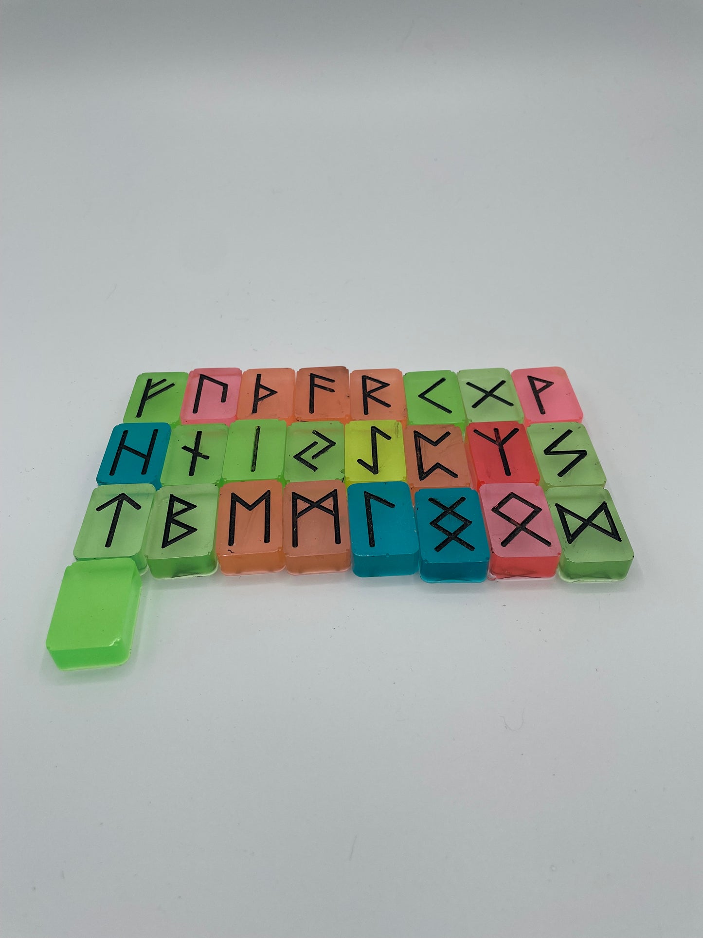 Glow In Dark Rune Set
