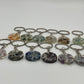 Zodiac Resin Keychains w/ Crystal Chips