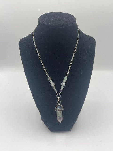 Fluorite Pendant Necklace