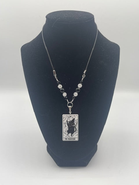 Cat Tarot Card (Major Arcana) Necklace