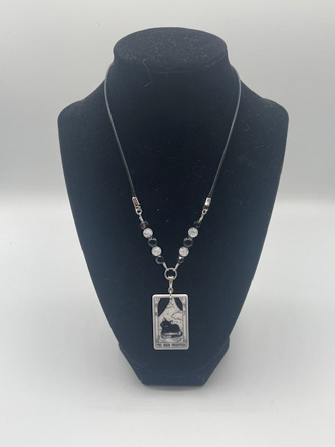 Cat Tarot Card (Major Arcana) Necklace