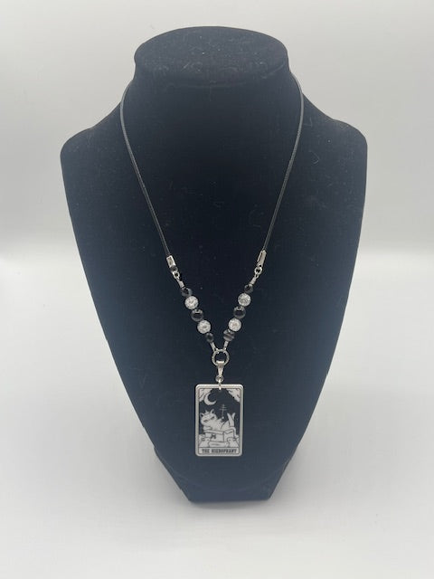 Cat Tarot Card (Major Arcana) Necklace
