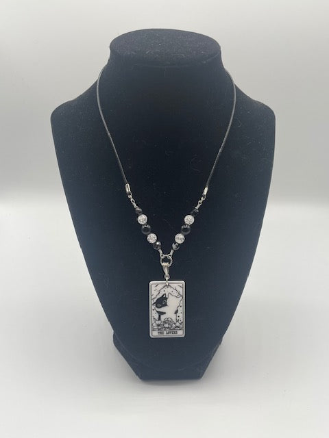 Cat Tarot Card (Major Arcana) Necklace