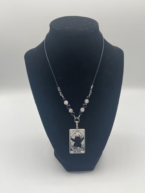 Cat Tarot Card (Major Arcana) Necklace